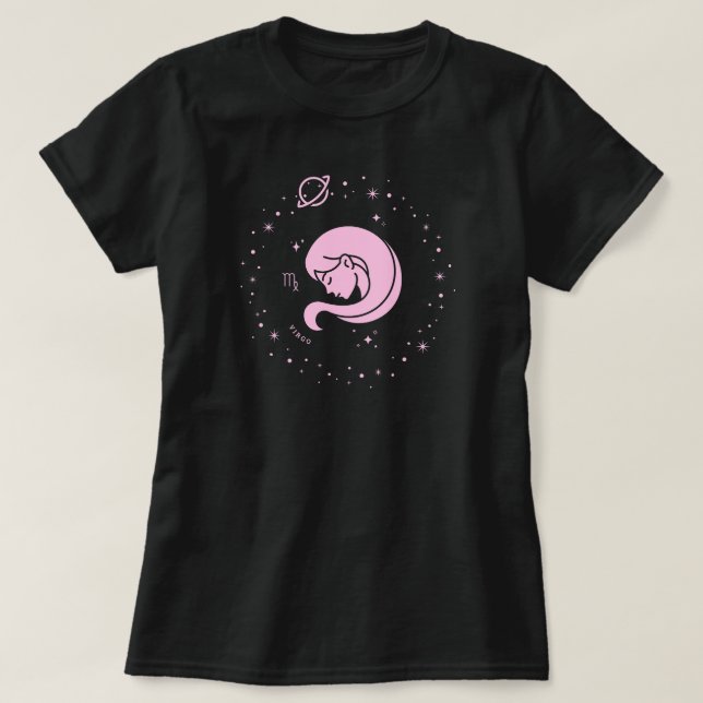 T-shirt Symbole Virgo Zodiac (Design devant)