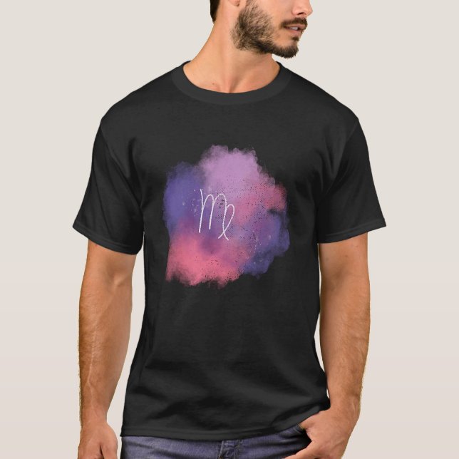 T-shirt Symbole Virgo Zodiac Anniversaire Astronomie Horos (Devant)