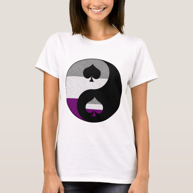 T-shirt Symbole Yin et Yang de la fierté sexuelle dans le  (Devant)