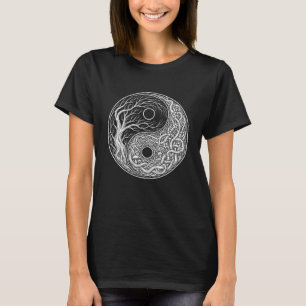 T-shirt symbole Yin Yang Arbre de Vie