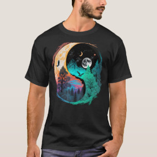 T-shirt Symbole Yin Yang de la méditation taoïsme sur la n