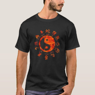 T-shirt Symbole Yin Yang du Zodiak chinois - Tai Chi Qi