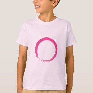 T-shirt Symbole zen rose / Cercle Enso