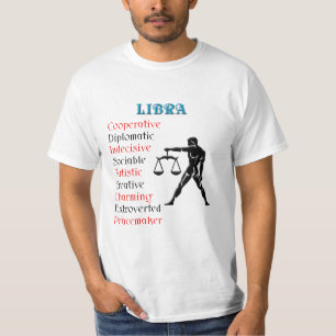 T-shirt Symbole ziodiaque Libra Horoscope