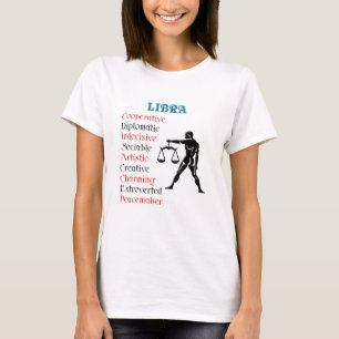 T-shirt Symbole ziodiaque Libra Horoscope