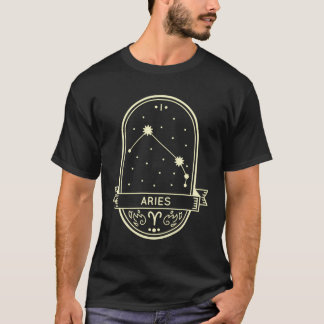 T-shirt SYMBOLE Zodiaque Aries Ram Constellation Astrologi