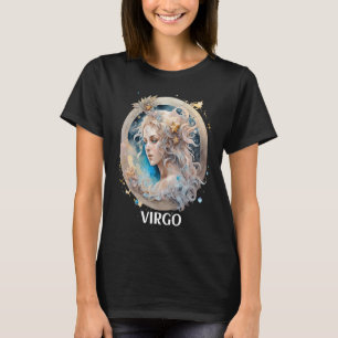 T-shirt Symbole zodiaque astrologique Virgo Lady Earth Mer