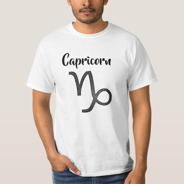 T-shirt SYMBOLE Zodiaque Capricorne Horoscope Symbole (Devant)