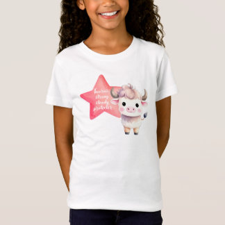 T-Shirt SYMBOLE Zodiaque Cute Taurus Jersey pour fille