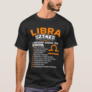 T-shirt SYMBOLE Zodiaque d'astrologie de la bibliothèque
