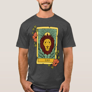 T-shirt Symbole zodiaque de Leo amusant Leo Tarot d