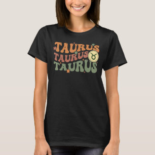 T-shirt Symbole Zodiaque du rétro Taurus Horoscope Astrolo