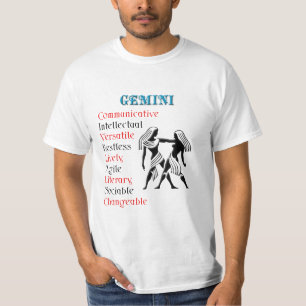 T-shirt SYMBOLE Zodiaque Gemini Horoscope
