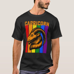 T-shirt SYMBOLE Zodiaque LGBTQ Capricorne Astrologie Vinta
