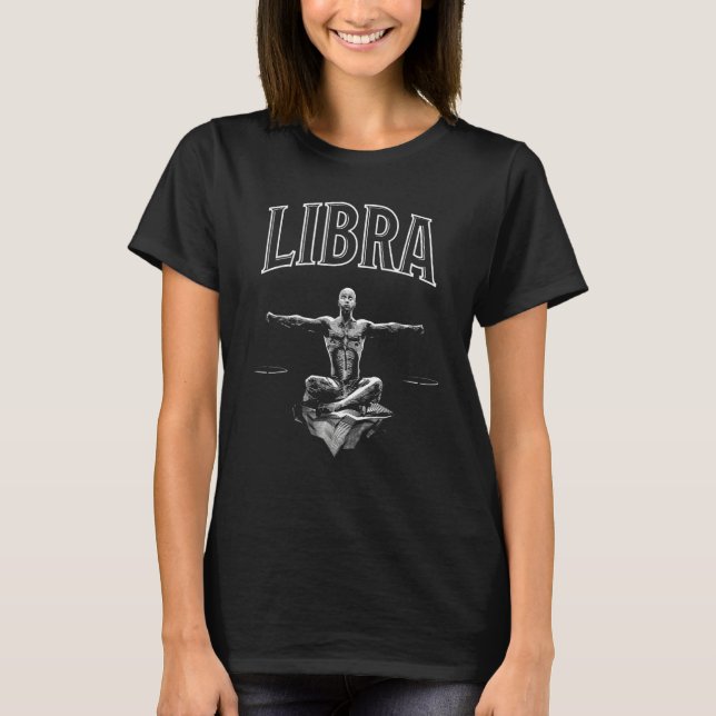 T-shirt SYMBOLE Zodiaque Libra Astrologie Horoscope (Devant)