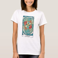Symbole Zodiaque Pisces Art Abstrait Vintage