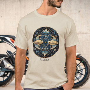 T-shirt Symbole zodiaque Poisson Imaginaire cosmique Pisce