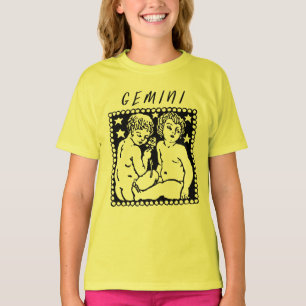 T-shirt SYMBOLE Zodiaque Saison Gemini Logo Horoscope