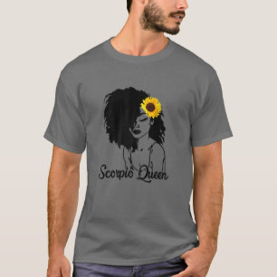 T-shirt Symbole Zodiaque Scorpio Femmes Astrologie Octobre