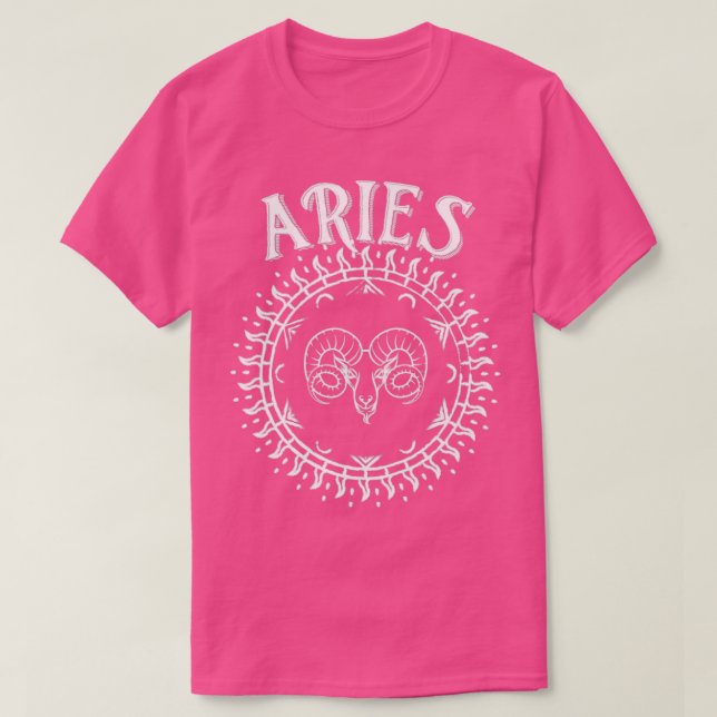T-shirt SYMBOLE Zodiaque Sun Aries (Design devant)