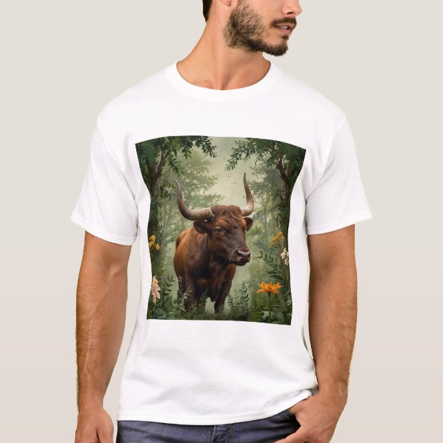 T-shirt SYMBOLE Zodiaque Taurus | Conception de Taurus au  (Devant)