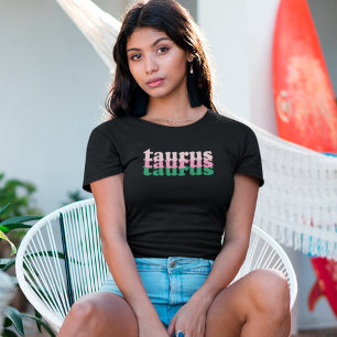 T-shirt SYMBOLE Zodiaque Taurus Couleur d'alimentation v