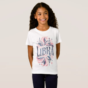 T-Shirt Symbole Zodiaque vintage Libra Illustration lunair