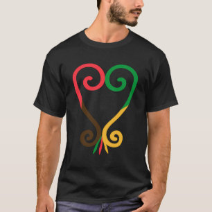 T-shirt Symboles Adinkra Symbole ghanéen Codes Adinkra San