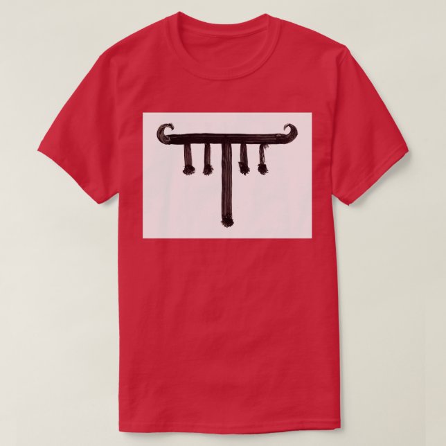 T-shirt Symboles alchimiques Grille (Design devant)