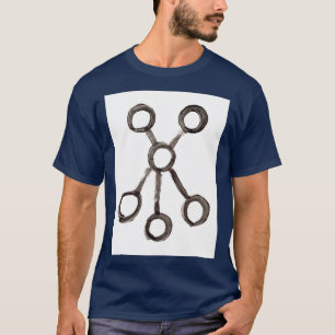 T-shirt Symboles alchimiques Huile Deux