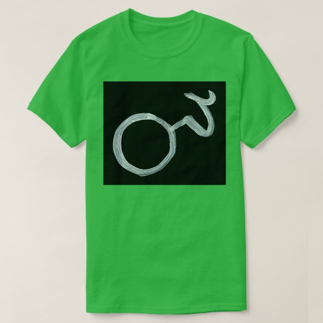 T-shirt Symboles alchimiques Magnésium Cinq inversés (Design devant)