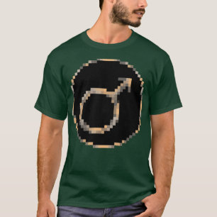T-shirt Symboles alchimiques Pixel de fer