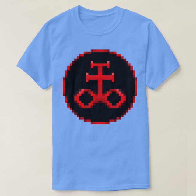T-shirt Symboles alchimiques Pixel de soufre (Design devant)