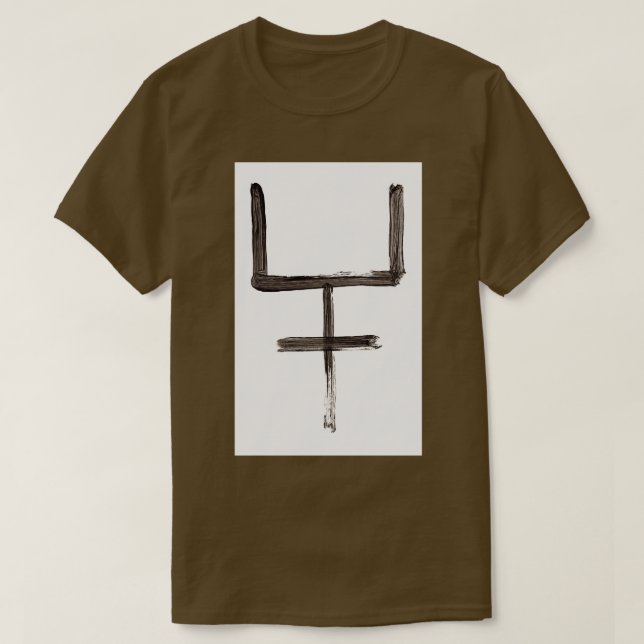 T-shirt Symboles alchimiques Potassium deux (Design devant)