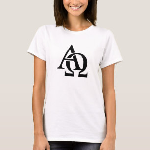 T-shirt Symboles Alpha et Oméga Lettres alphabétiques g