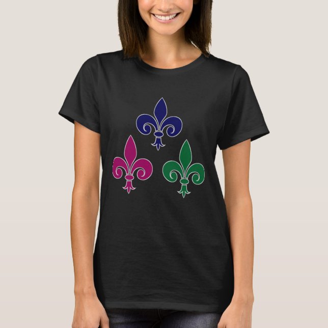 T-shirt Symboles de fleur de lis (Devant)