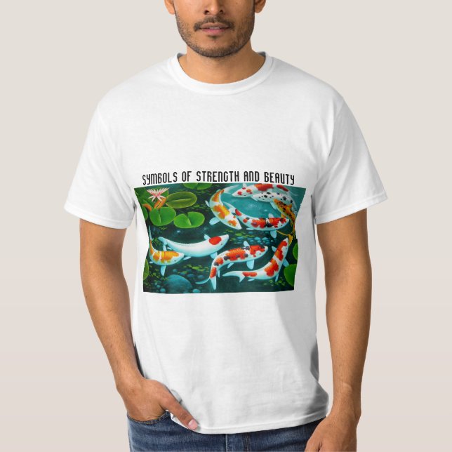 T-shirt « Symboles de force et de beauté. » (Devant)