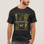 T-shirt Symboles Des Hi&#233;roglyphes &#201;gyptiens De L&#39;Oeil Des 