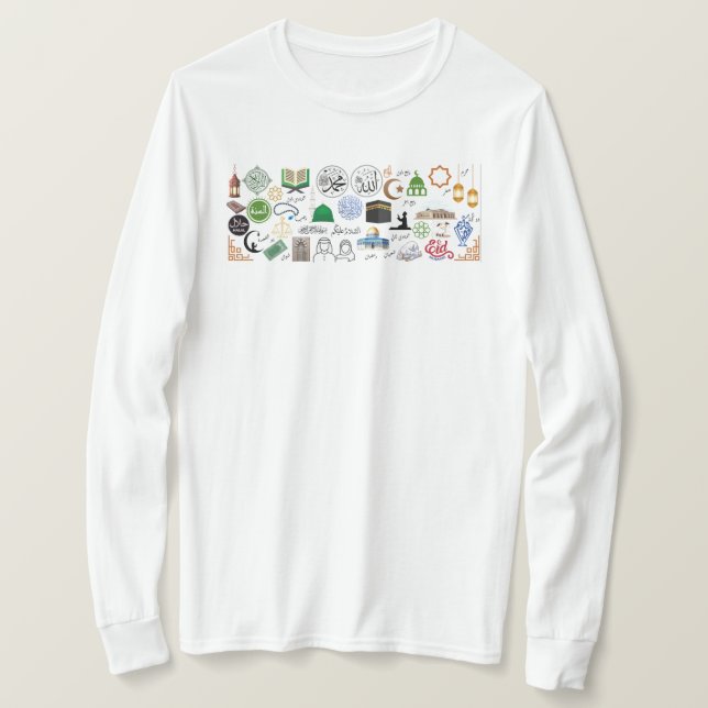 T-shirt Symboles islamiques (Design devant)