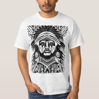 T-shirt Symboles sacrés : Native American Linework Design.