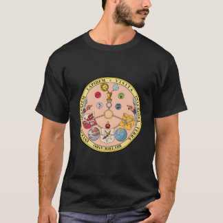T-shirt Symboles secrets Vitriol Rosicrucian Alchimie