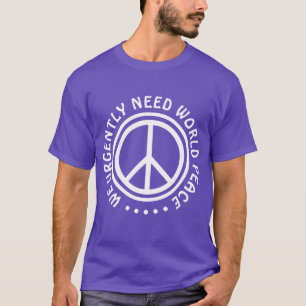 T-shirt Symboles simples - PAIX + vos idées