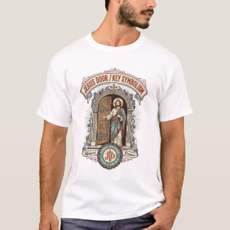 T-shirt Symbolisme de la clé de la porte de Jésus Symbolis