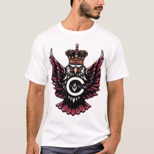 T-shirt "Symbolisme majestueux : l'aigle couronné et le Bo