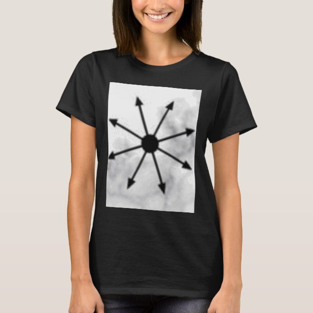 T-shirt Symbolisme occulte du chaos (Devant)