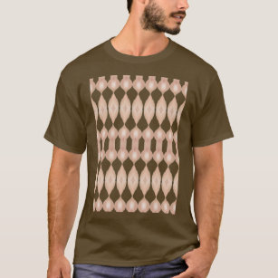 T-shirt Symétrie Motif forme papier bois vertical humain b