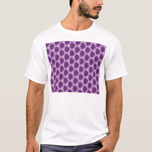 T-shirt Symétrie pourpre (Devant)
