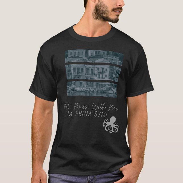 T-shirt Symi Greece Pour Hommes (Devant)