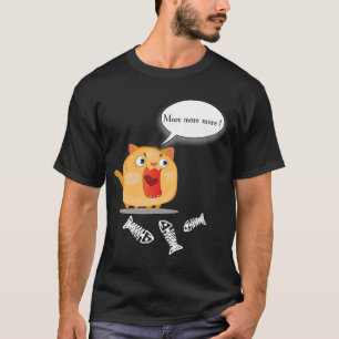 T-shirt Sympa et grasse chatte stupide