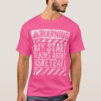 T-shirt Sympathique panneau d'avertissement peut commencer